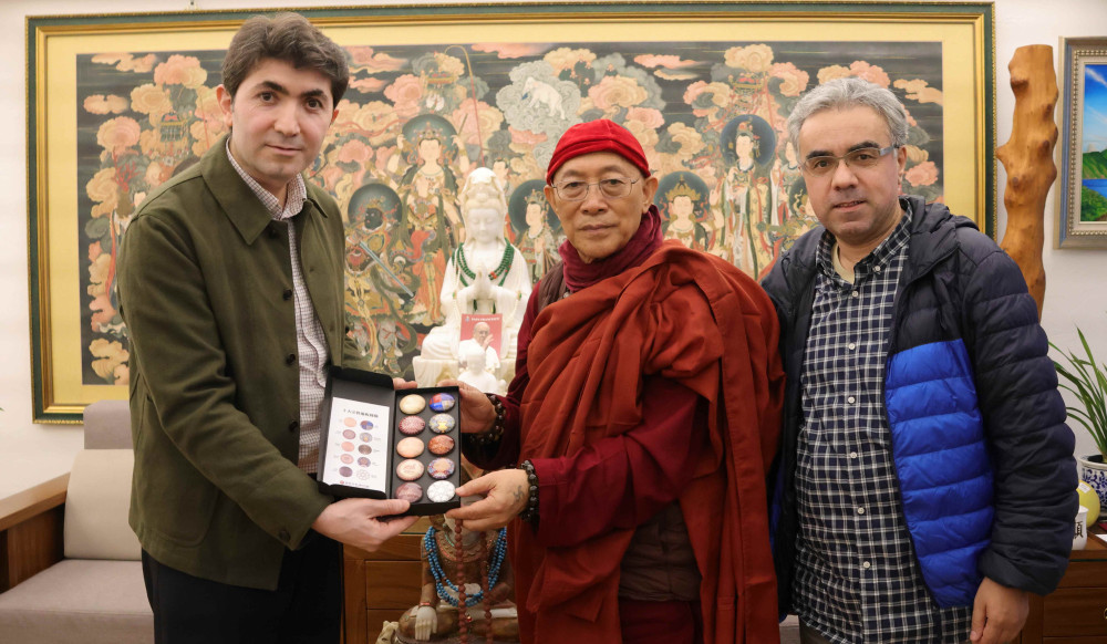 土國伊斯蘭宗教領袖弟子來台　拜會心道法師請益宗教交流