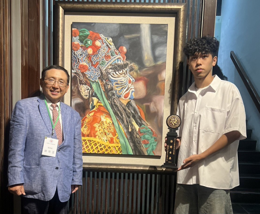 南應大美術系黃昱棋 第73屆南美展表現亮麗