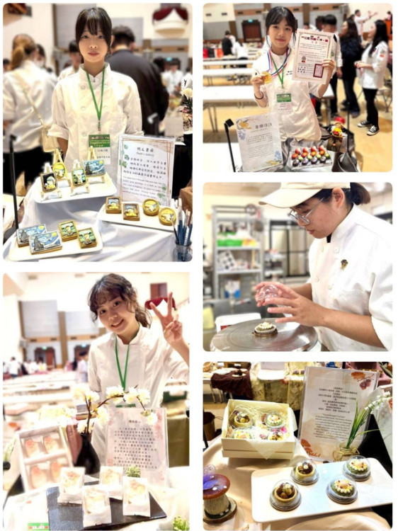 南臺科大餐旅系橫掃國際賽勇奪3金1銀 