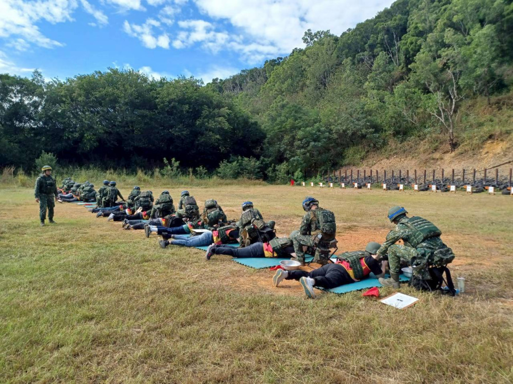 臺中市政府辦理替代役備役役男實彈射擊訓練 強化城市防衛量能