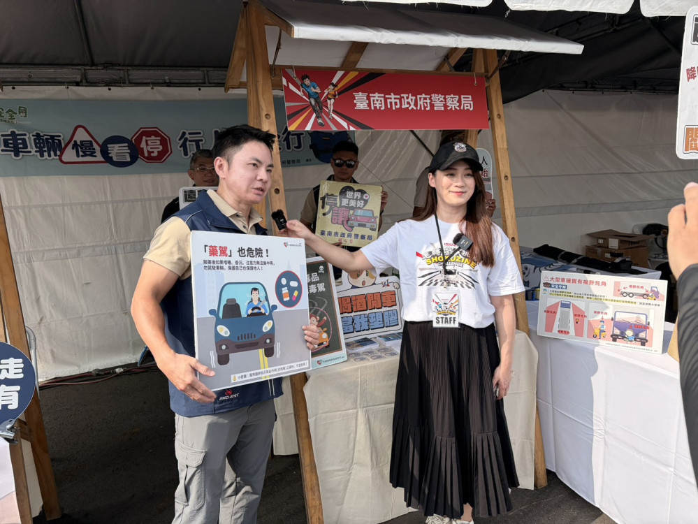 交通警察大隊進駐 ISUZU 賽事 寓教於樂宣導交通安全