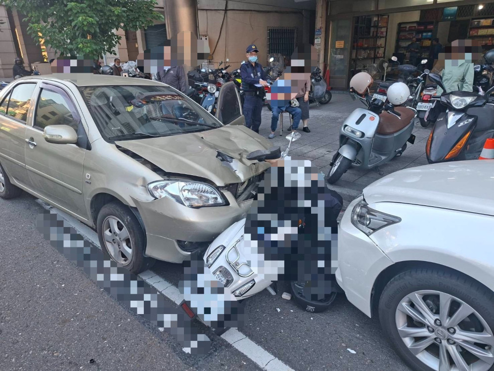 建國三路不明原因逆向衝撞釀1死1傷   肇責仍待鑑定分析