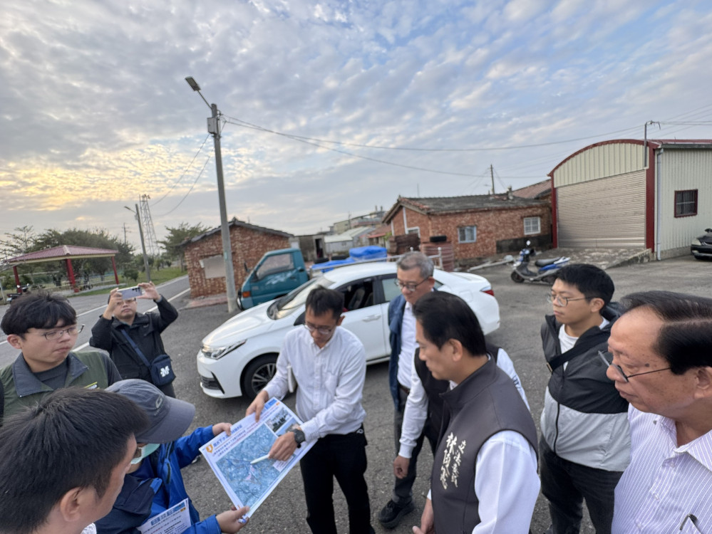 超前部署對抗極端氣候！立法委員林俊憲會勘台南溪北排水 6億整治納中央治水計畫