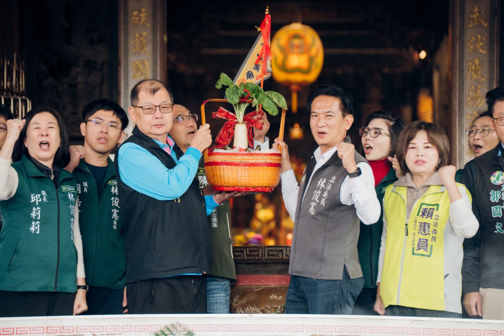 立法委員林俊憲台南團結車隊大會師　從「下營」啟動出發邁向成功