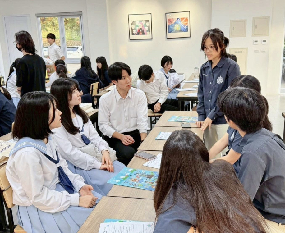 華盛頓中學攜手日本上野丘高校啟動SDGs教育交流　展現青年行動力