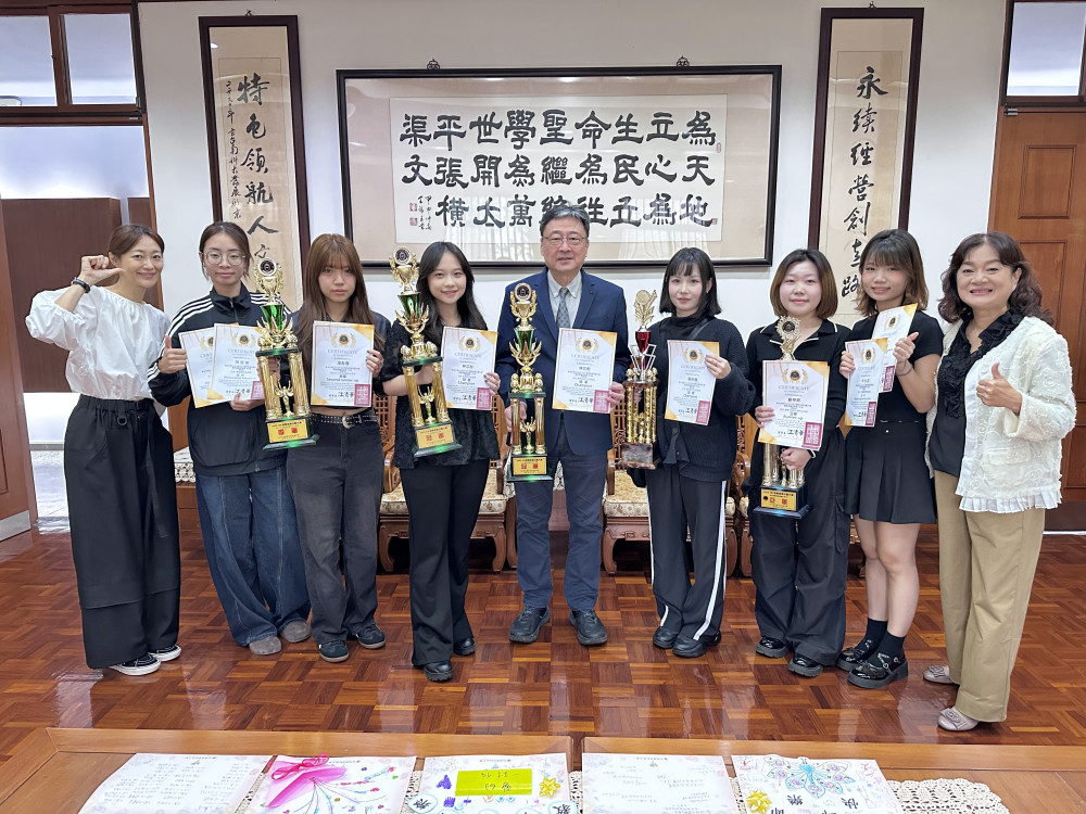 南應大美容系國際美業大賽奪8獎項