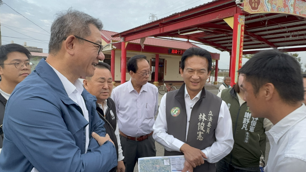 超前部署對抗極端氣候！立法委員林俊憲會勘台南溪北排水 6億整治納中央治水計畫