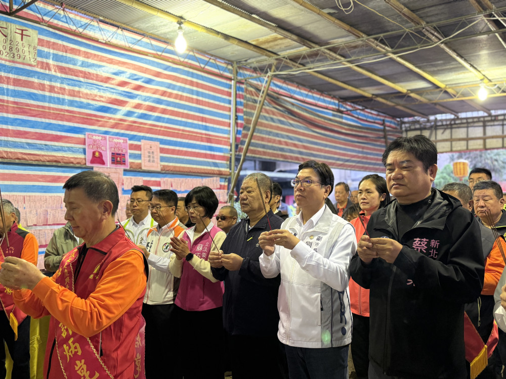 恭祝保儀大夫聖誕千秋　新北副市長劉和然新莊參拜祈福 