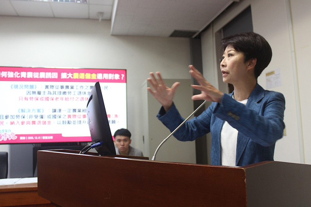 農退儲金、老農津貼久拖不前　召委陳亭妃排審要求行政院應立即送案