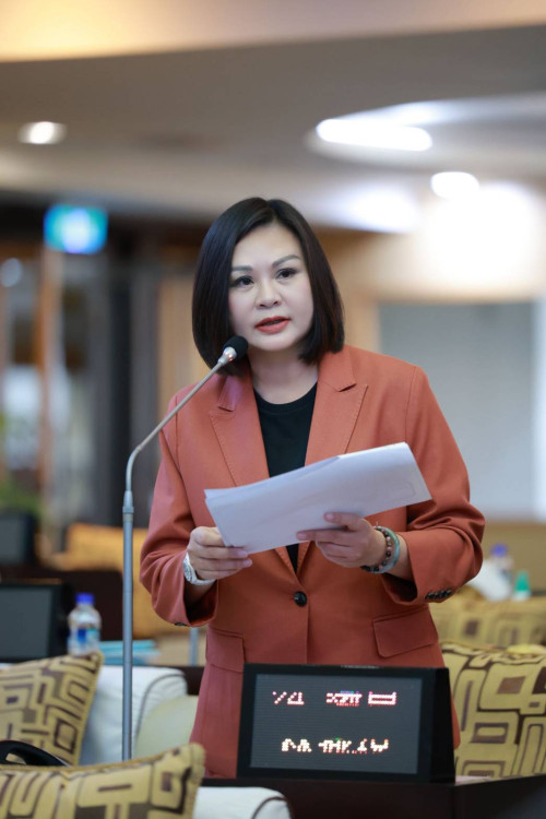 台南市議會國民黨團書記長人選林燕祝在黨團議員相挺下，破除不連任條款，連任書記長，全力面對大選