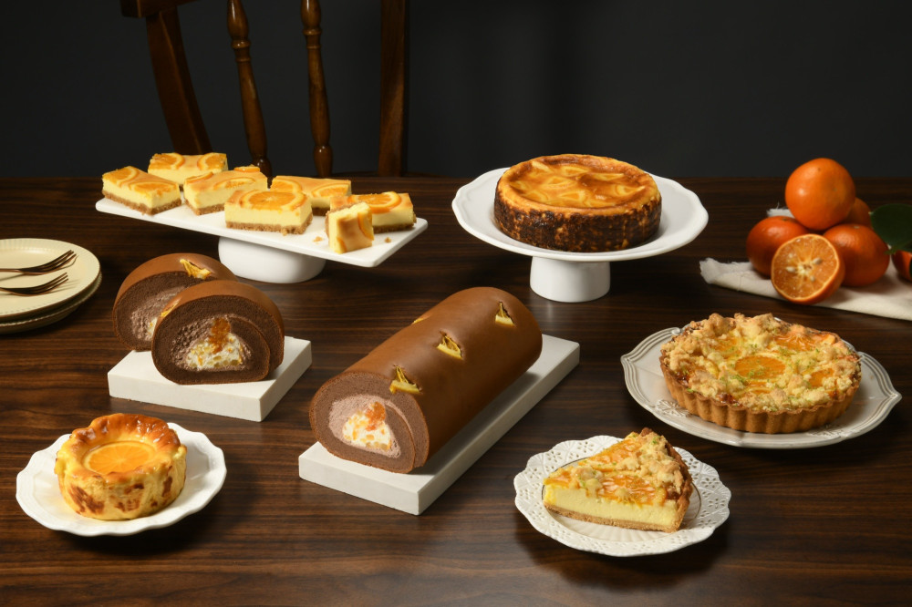 亞尼克聯手金家ㄟ獻濟州橘風巧克力生乳捲 柑橘系列年節甜點開運登場 