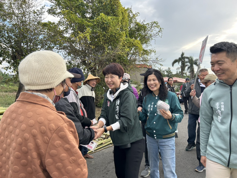 立法委員陳亭妃準備好承擔台南用腳走、用時間證明