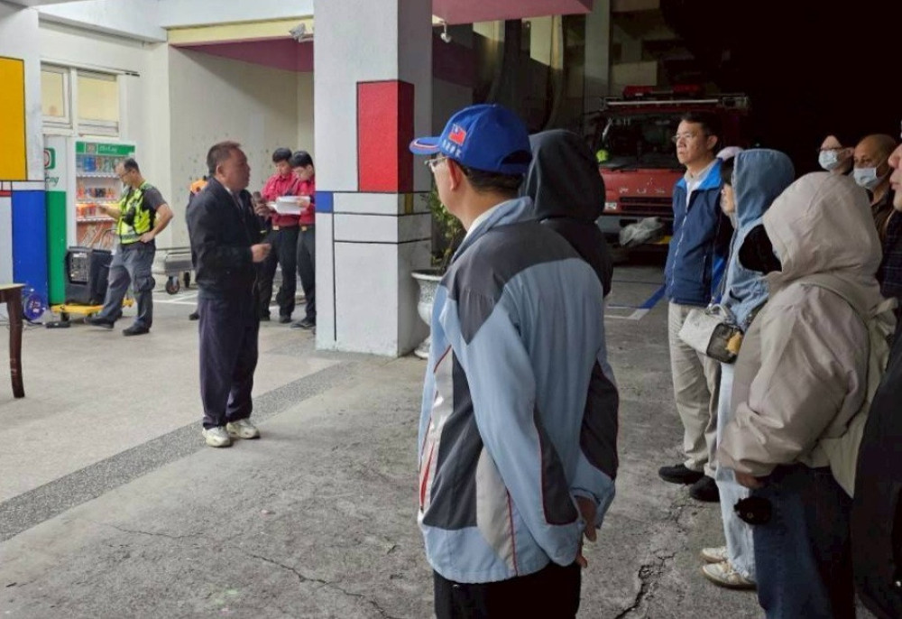 花蓮榮家夜間災害防救演習 提升家區防災意識