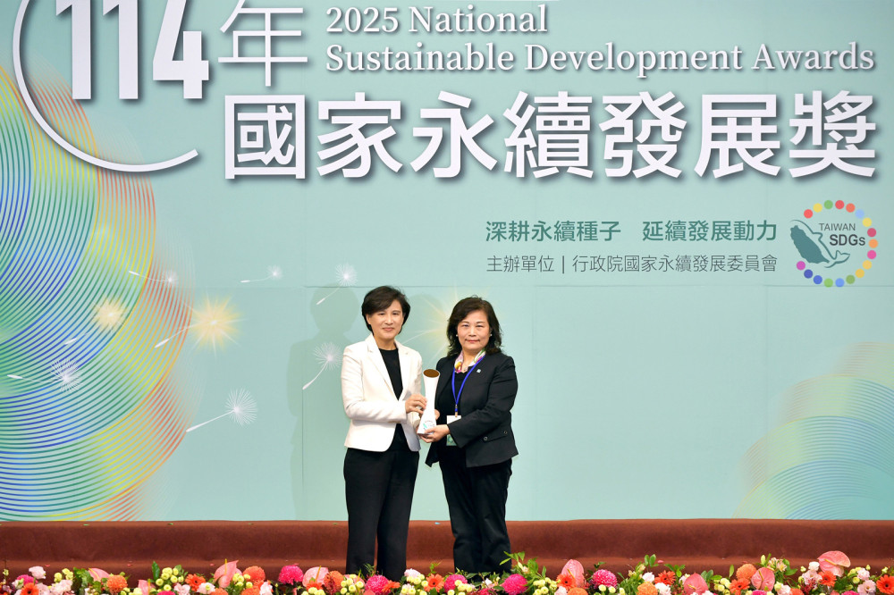 研發法人永續新標竿　工研院科技研發提升社會福祉獲國家永續發展獎