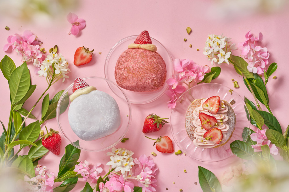 雪系町生ドーナツ打造甜蜜草莓季　限定活動即日起快閃誠品南西！