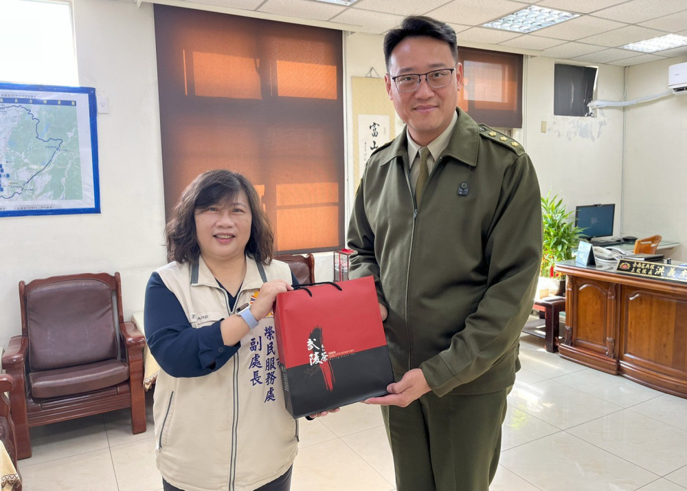 臺南榮服處前進憲兵隊 協助屆退官兵權益宣導