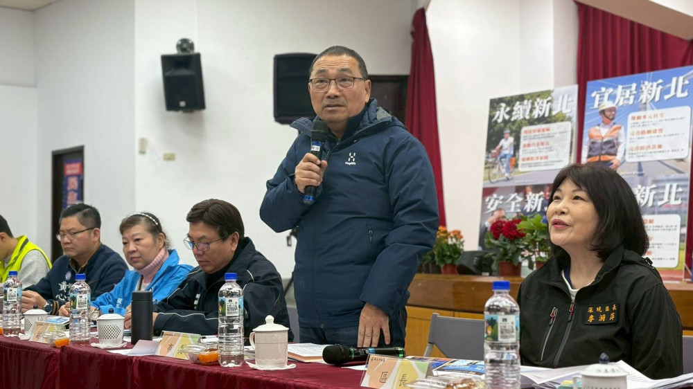 侯友宜率市府團隊行動治理深坑　全力推動輕軌與基礎建設