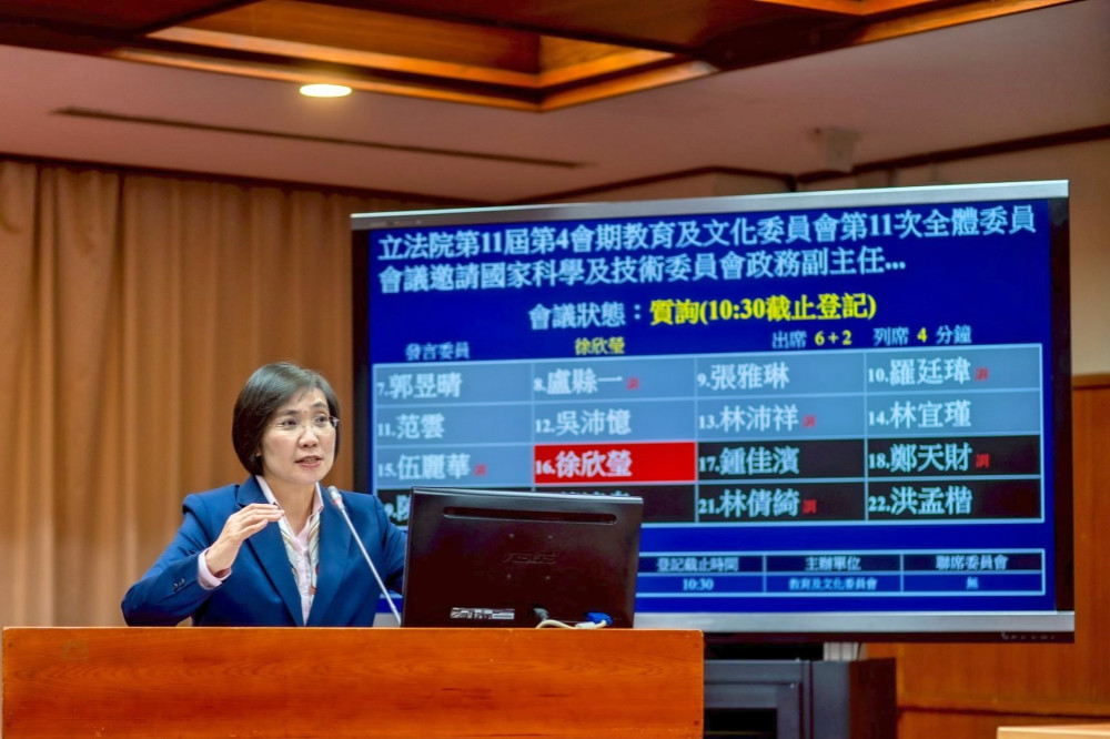 義無反顧、直道而行　徐欣瑩反對初選黑箱誓與新竹縣民同行