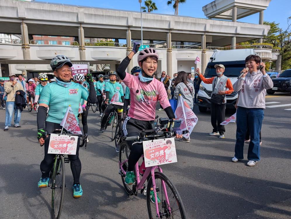 立法委員陳亭妃台南37區鐵馬行啟動 以行動向鄉親拜託