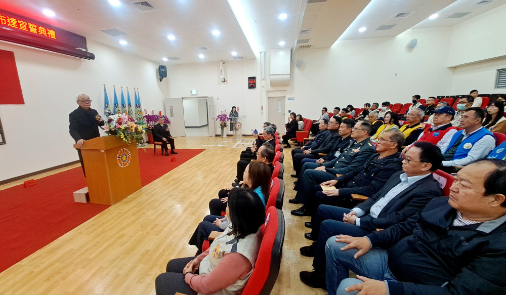 輔導會陳進廣主持臺南榮服處胡思湘處長布達