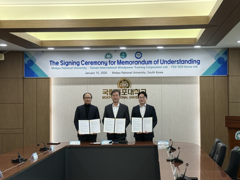 臺灣風訓公司跨海聯手木浦大學 打造韓國GWO培訓新標竿