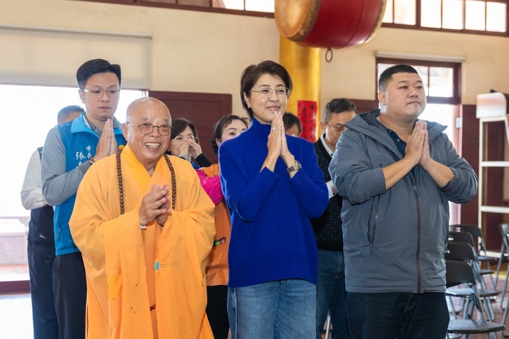 清德寺歲末聯歡  祥獅獻瑞迎新春春聯墨寶傳祝福