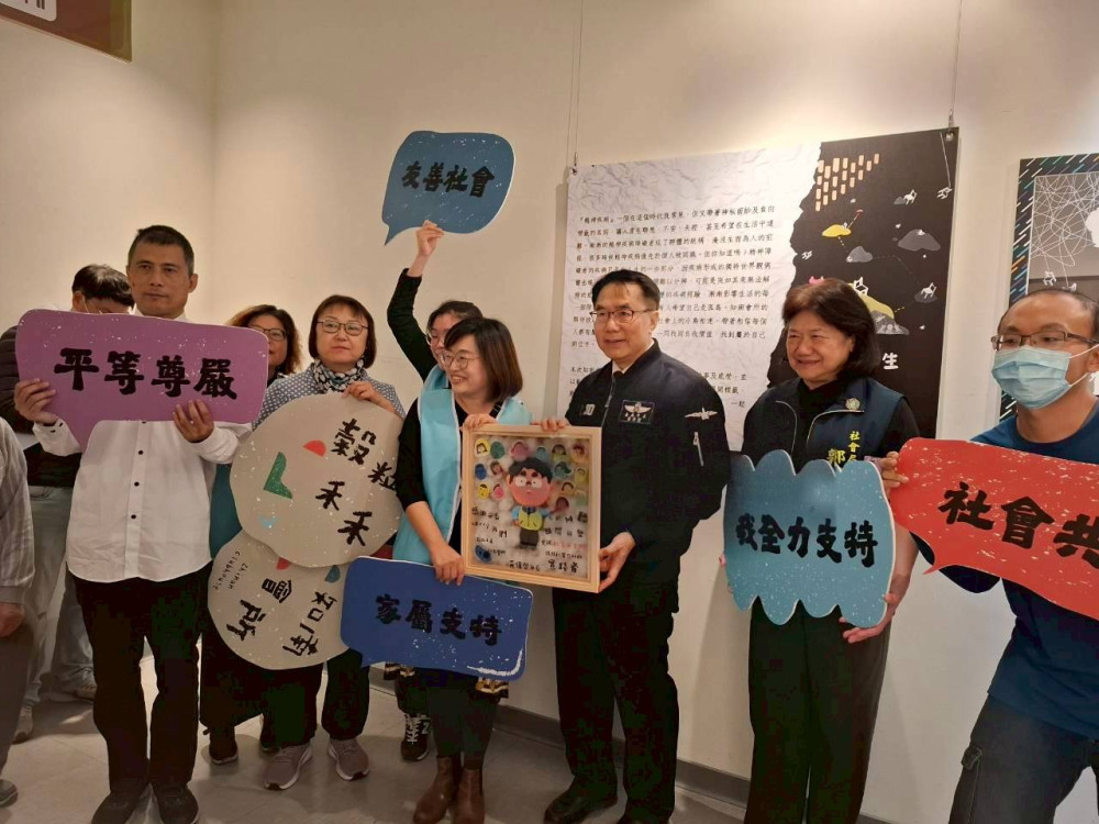 真人圖書館分享會 黃偉哲蒞知南會所藝術展盼社會共融零距離