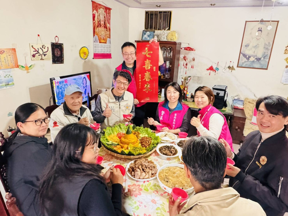 苗栗榮服處攜手苗北新住民家庭服務中心送愛關懷榮民眷