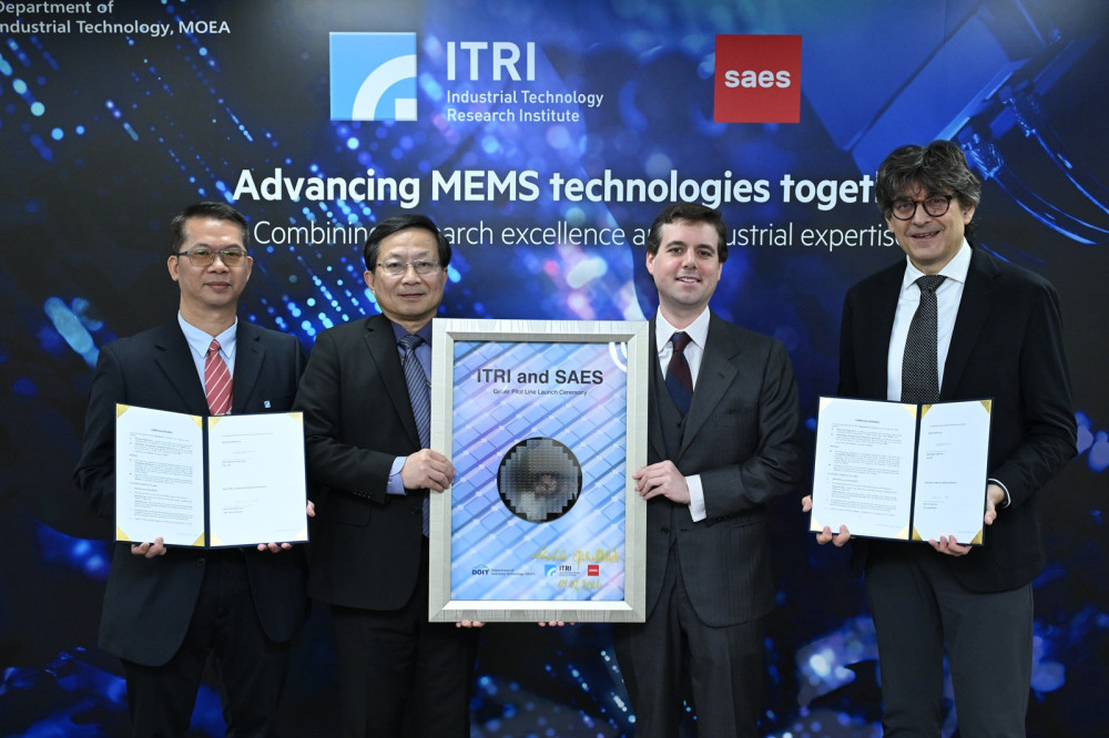 瞄準無人機與機器人商機　工研院攜手SAES建立高真空封裝產線