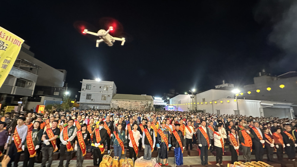 百年難得！苗栗山邊媽祖蒞臨 臺南武龍宮千人團拜祝壽玉皇上帝