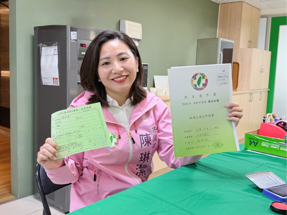 民主世代交替！高雄6連霸陳明澤交棒女兒陳琳潔  今完成登記展決心