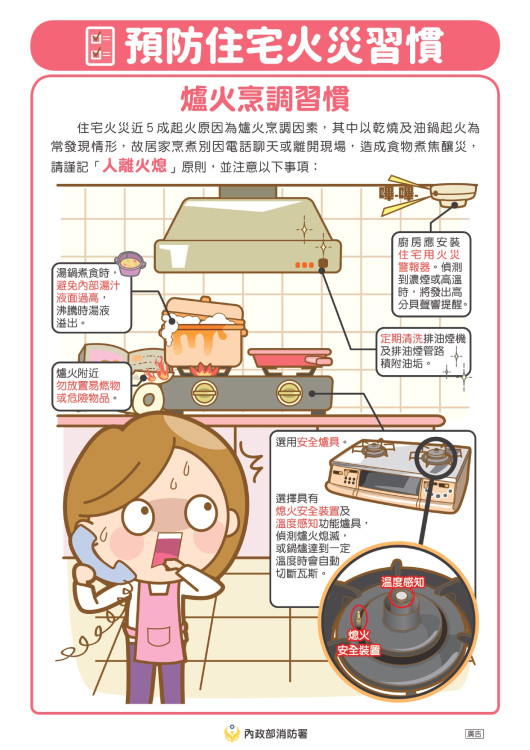 用電瓦斯注意安全！金門消籲用火落實「人離火熄」守護居安