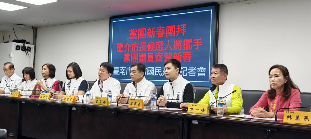 謝龍介團拜喊話賴清德 推幸福 3 好禮拚台南市長 呼籲跨黨派解危機