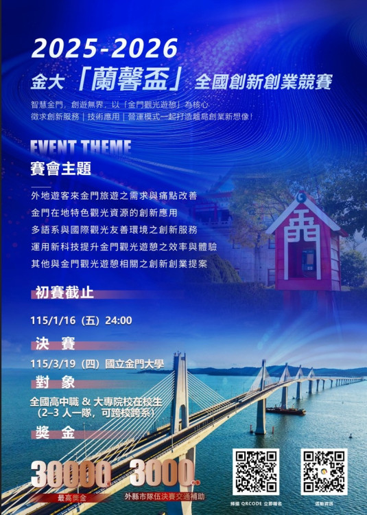 金大蘭馨盃創新創業競賽 19組進決賽