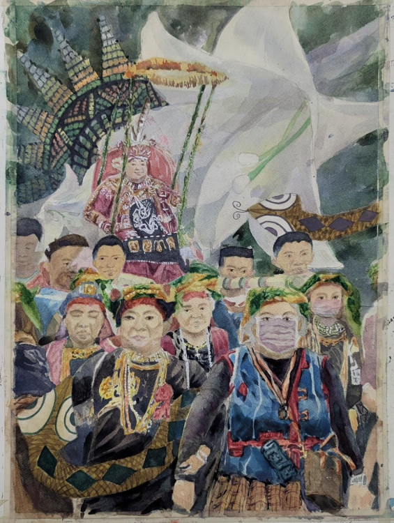 官田國中楊喬琳勇奪全國原住民兒童繪畫創作特優