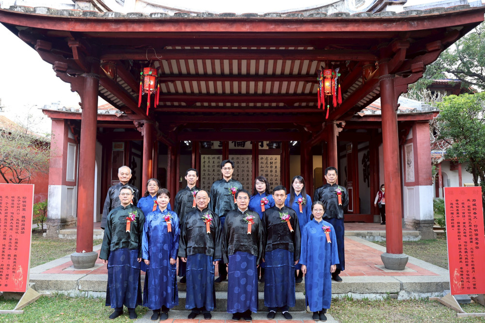 春祭大成至聖先師孔子釋奠典禮 黃偉哲率各界循古禮展文化底蘊