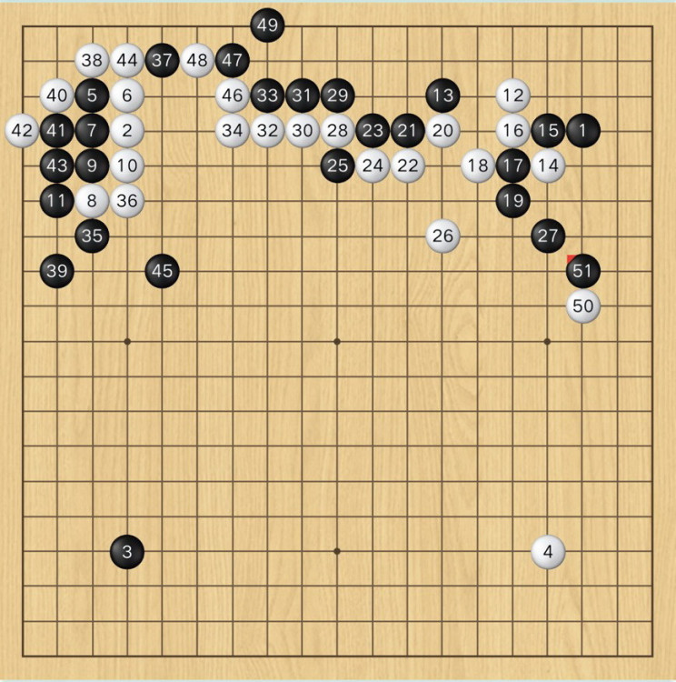 暗度陳倉--圍棋棋局欣賞（黑白子/觀戰）