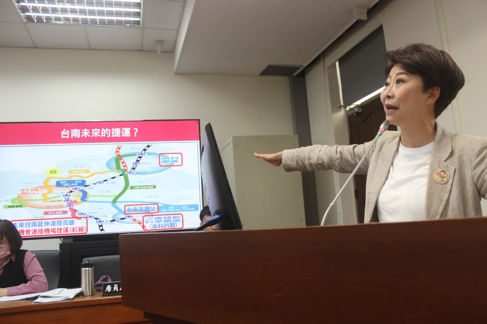 捷運藍線核定 8 年才招標！立委陳亭妃立院砲轟程序冗長，促國發會整合台南半環路網