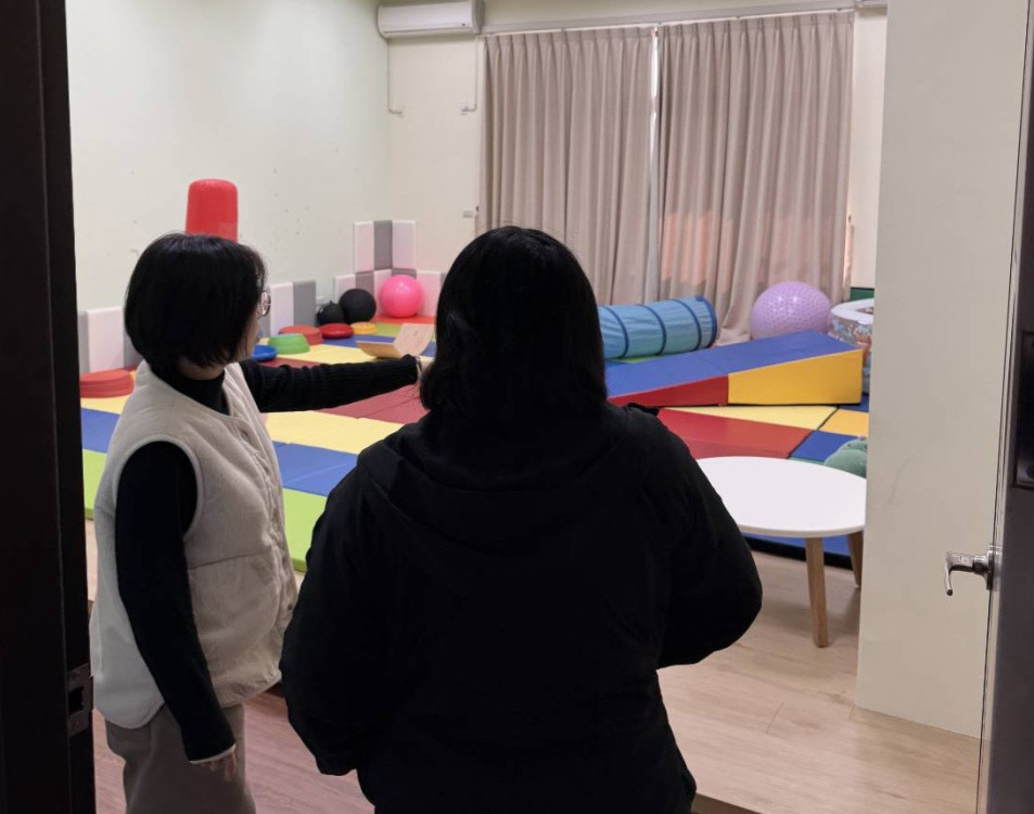 金門家扶打造感官律動調節室 給孩子安心釋放空間