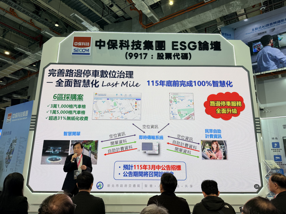 新北導入科技與數據整合　打造智慧停車新典範