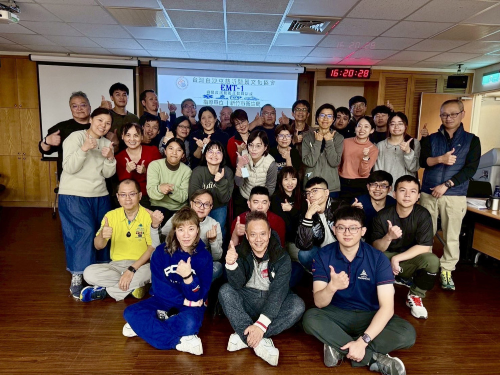 強化城市防災與醫療韌性　竹市衛生局辦理EMT-1初級救護技術員訓練