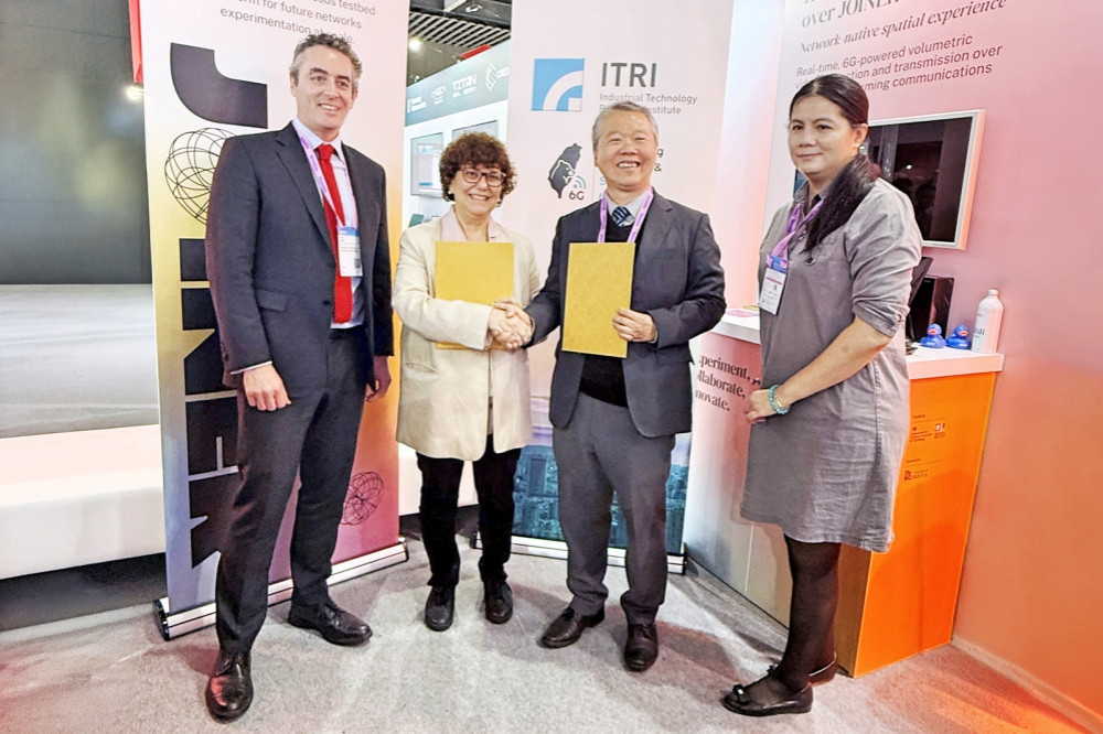 科研成果前進世界行動通訊大會　工研院次世代通訊臺英6G策略合作