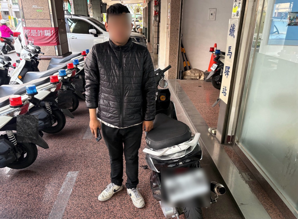 鹽埕警神速破獲肇逃案  男子無照懸掛他牌撞人開溜