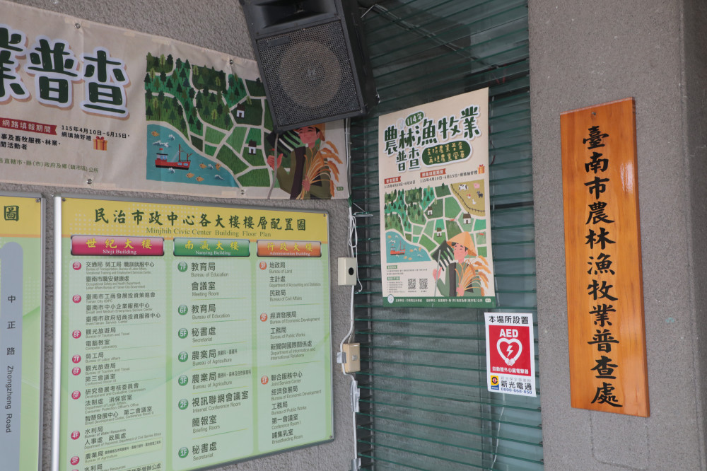 黃偉哲主持農漁普查處成立！呼籲實話實說 抽10萬商品卡並嚴守「3不2會」