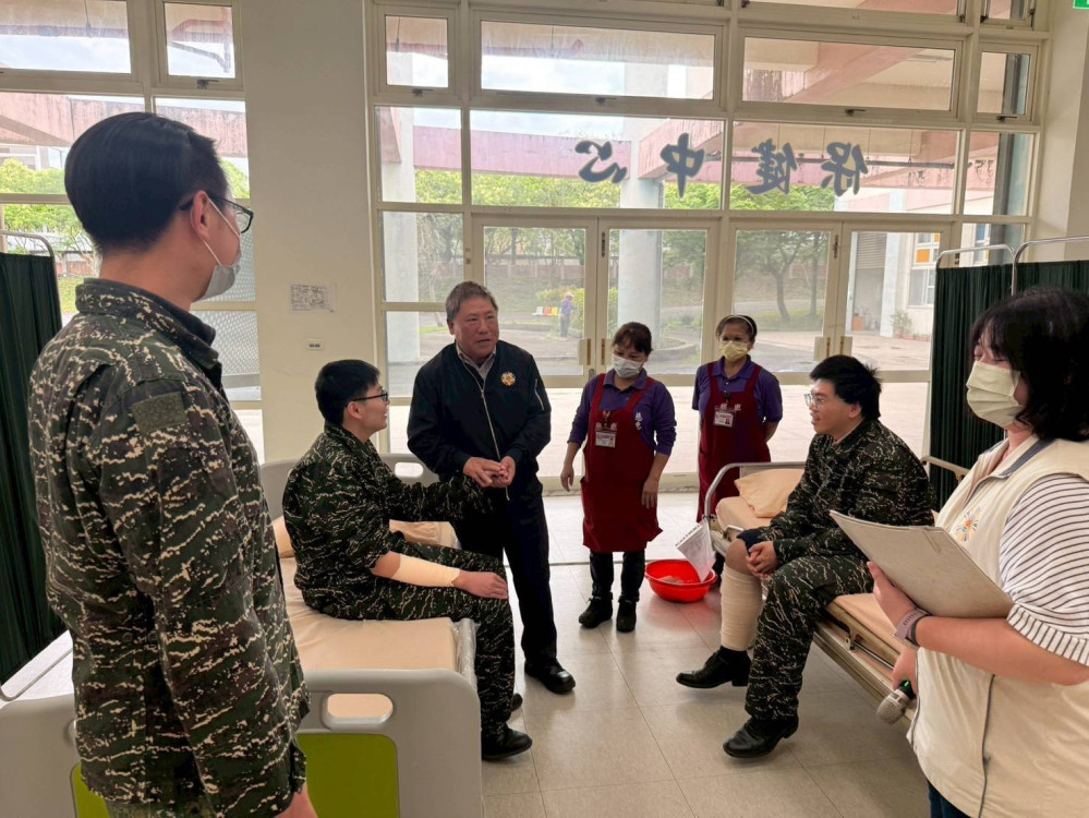 花蓮榮家戰時傷兵收容實兵演練 強化平戰轉換建構應變量能