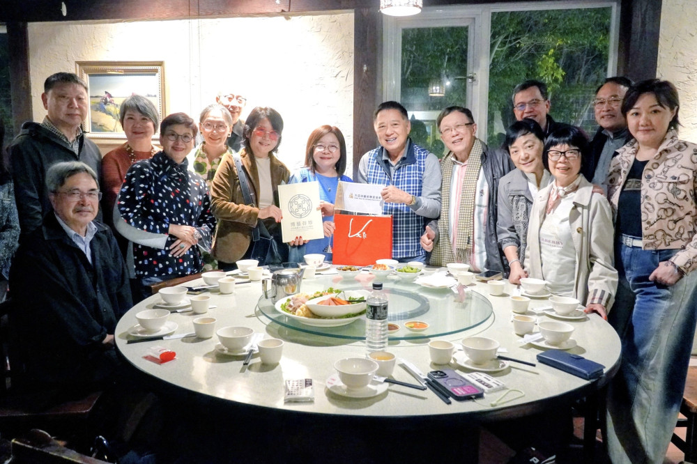 有朋自遠方來、香港「求知雅集」與大亞洲藝術聯盟協會開春喜相逢