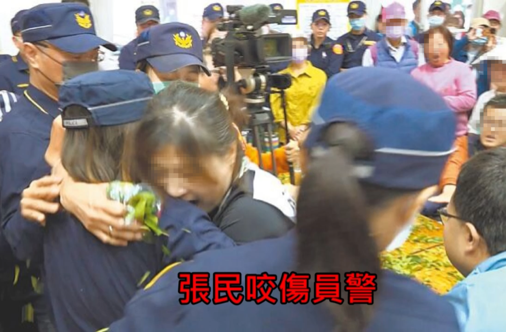 名間焚化爐環評警民衝突 女警遭咬傷腦震盪