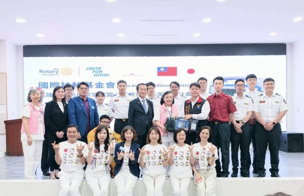 台日攜手打造偏鄉生命守護網　國際扶輪跨國提升花蓮南區急救存活率