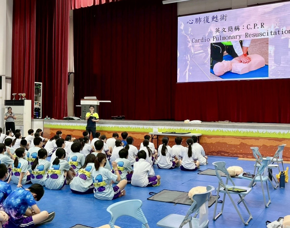 救護助人、深植校園　竹市推動國中認證逾5,800人參與CPR訓練