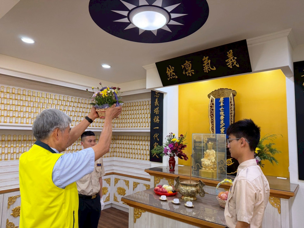 清明緬懷先賢先烈 中彰榮家祭祀歷年亡故榮民 